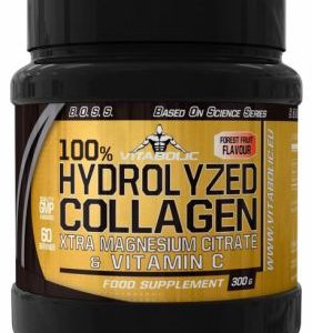 100% Colagen hidrolizat cu fructe de padure, 300g, Vitabolic