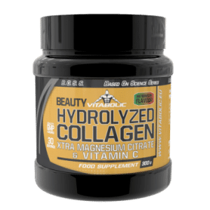 Collagen Hidrolizat cu extra citrat de magneziu si vitamina C pepene verde, 300g, Vitabolic