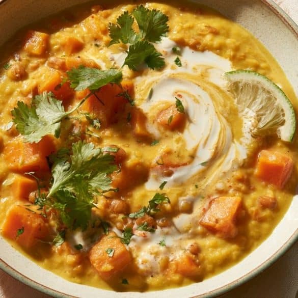 Curry "Sunshine": Tocană de Mazăre Galbenă și Cocos