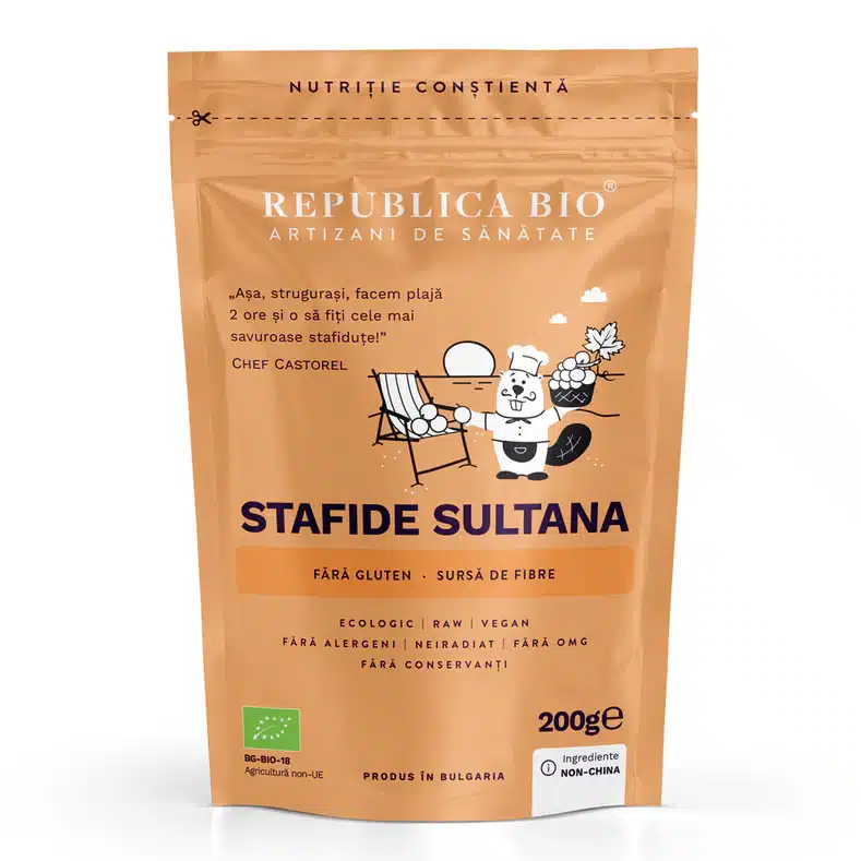 Stafide Bio Sultana FARA GLUTEN Republica BIO, 250g - Default