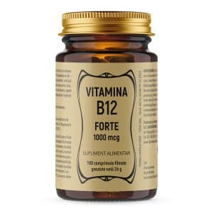 Vitamina B12, 100 comprimate filmate, Laboratoarele Remedia