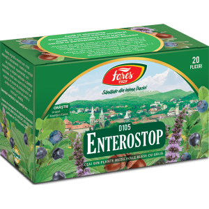 Ceai Enterostop D105, 20 plicuri, Fares