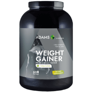 Weight Gainer cu aroma de vanilie, 3000g, Adams Vision