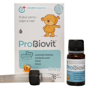 ProBiovit Baby Picaturi cu probiotice pentru copii, 10ml, Apipharma