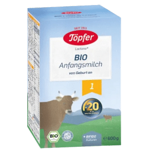 Formula lapte praf Bio 1 +0 luni, 600g, Topfer