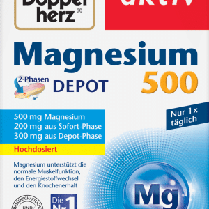 Magneziu 500mg, 30 comprimate, Doppelherz