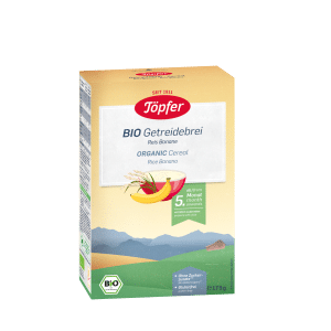 Cereala Bio cu orez si banane pentru +5 luni, 175g, Topfer