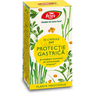 Protectie gastrica D47, 30 capsule, Fares
