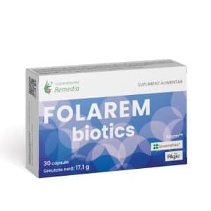 Folarem Biotics, 30 capsule, Laboratoarele Remedia