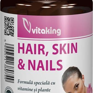 Supliment natural pentru par piele si unghii, 30 comprimate, Vitaking