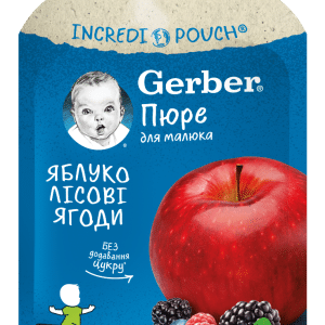 Piure din mar si fructe de padure +6 luni, 150g, Gerber
