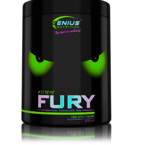 Pre-Workout cu aroma de mar Fury Extreme, 400g, Genius Nutrition