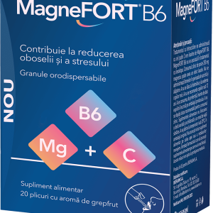 Magnefort B6, 20 plicuri, Biofarm