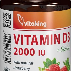 Vitamina D3 2000UI, 90 comprimate masticabile, Vitaking