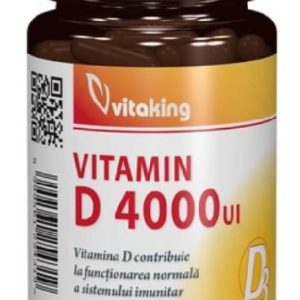 Vitamina D3 Forte 4000UI, 90 capsule, Vitaking