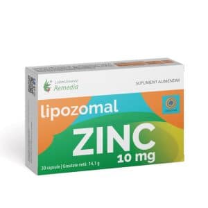 Lipozomal Zinc 10mg, 30 capsule, Laboratoarele Remedia