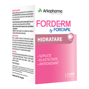 Forderm Hidratare, 60 capsule, Forcapil