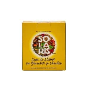 Ceai de slabit cu ghimbir si lamaie, 20 plicuri, Solaris