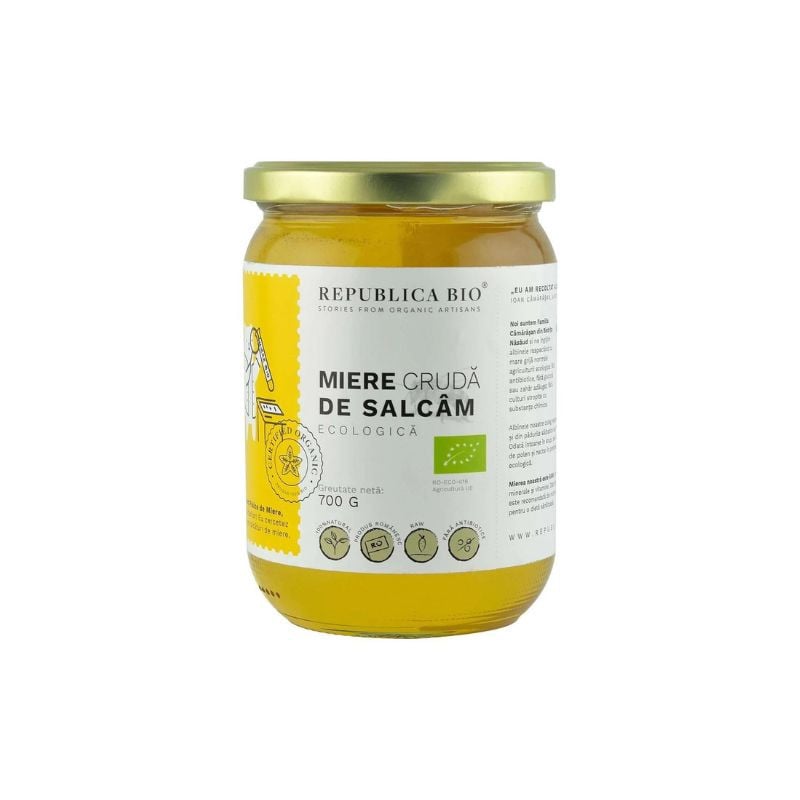 Miere de Salcam ecologica cruda Republica BIO, 700 g - Default