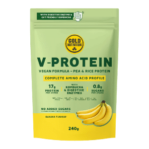 Gold Nutrition Pudra Proteica Vegetala V-protein Banane, 240g