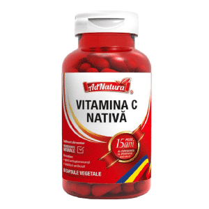 Vitamina C Nativa, 60 capsule, AdNatura