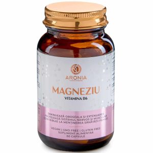 Magneziu 375mg cu Vitamina B6 - 60 capsule