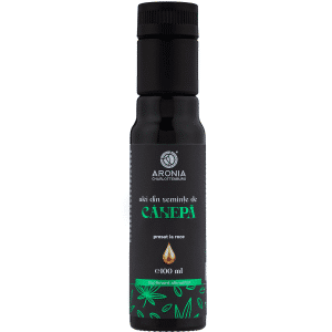 Ulei din Semințe de Cânepă 100 ml — 100% natural, nerafinat, proaspăt și presat la rece
