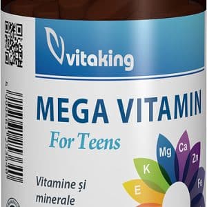 Multivitamine cu minerale pentru adolescenti, 90 comprimate, Vitaking
