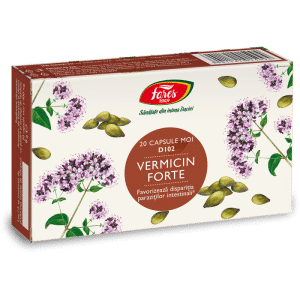 Vermicin Forte, 20 capsule moi, Fares