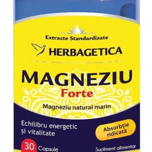 Magneziu Forte, 30 capsule, Herbagetica