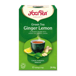 Ceai verde cu ghimbir si lamaie, 17 plicuri, Yogi Tea