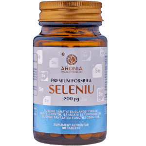 Premium Seleniu la 200µg — 90 tablete cu beneficii pentru tiroidă, fertilitate, longevitate și repararea țesuturilor
