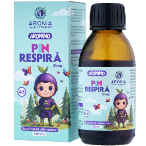 Aronino Pin Respiră — sirop pentru copii, eficient împotriva tusei, durerilor în gât și respirației îngreunate