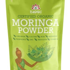 Moringa bio sub forma de pulbere, 125g, Iswari