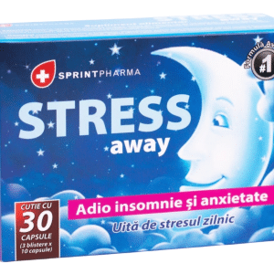 Supliment alimentar pentru tulburari de somn Stress Away, 30 capsule, Sprint Pharma