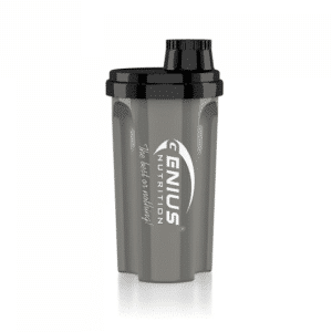 Shaker negru/gri, 500ml, Genius Nutrition