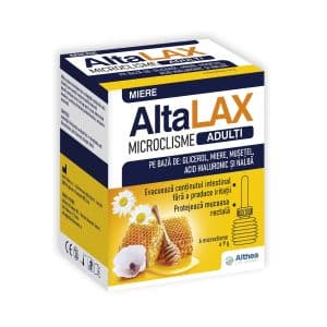 Altalax microclisme cu miere adulti, 6 bucati, Althea Life Science