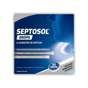 Septosol Drops cu albastru de metilen, 20 dropsuri, Biofarm