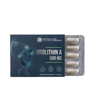 Urolithin A 500 mg — 30 capsule care susțin forța musculară, energia celulară și efectul anti-îmbătrânire | Bio Hacking