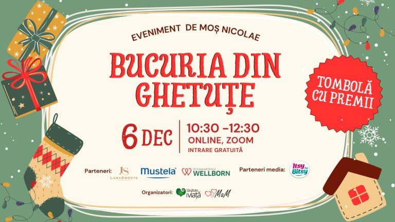 &bdquo;Bucuria din Ghetuțe&rdquo; &ndash; un eveniment online care aduce &icirc;mpreună emoția sărbătorilor și sprijinul pentru părinți