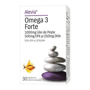 Omega 3 Forte, 30 capsule, Alevia