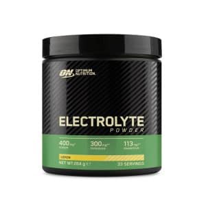 Electroliti + Magneziu Potasiu Calciu si Sodiu cu aroma de lamaie, 264g, Optimum Nutrition