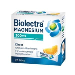 Biolectra Magneziu 300 mg Direct cu aromă de portocală, 20 plicuri, He