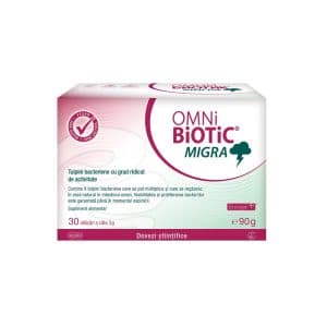 OMNI-BIOTIC MIGRA, 30 plicuri, Institut Allergosan
