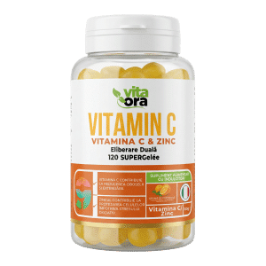 Vitamina C & Zinc pentru adulti, 120 jeleuri, Vita Ora