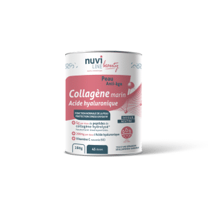 Colagen marin cu acid hialuronic si vitamina C naturala, 280g, Nuviline
