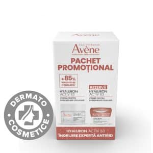 Pachet Crema pentru regenerare celulara Hyaluron Activ B3 50ml + Rezerva 50ml, Avene