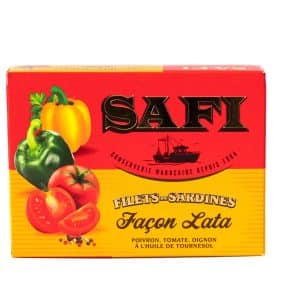 File de sardine cu legume SAFI 105g