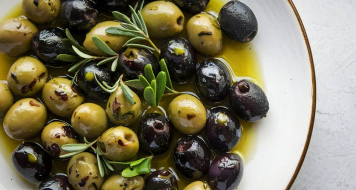 Maslinele: aliment mediteranean bogat in grasimi mononesaturate si polifenoli, dar cu o limita reala de sodiu