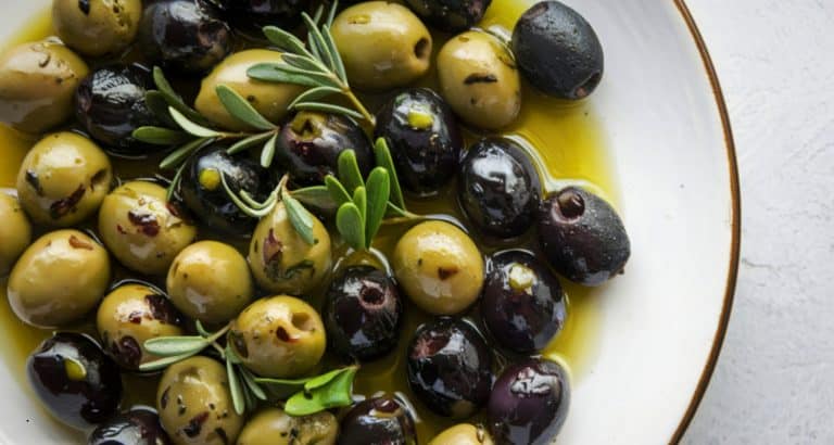 Maslinele: aliment mediteranean bogat in grasimi mononesaturate si polifenoli, dar cu o limita reala de sodiu